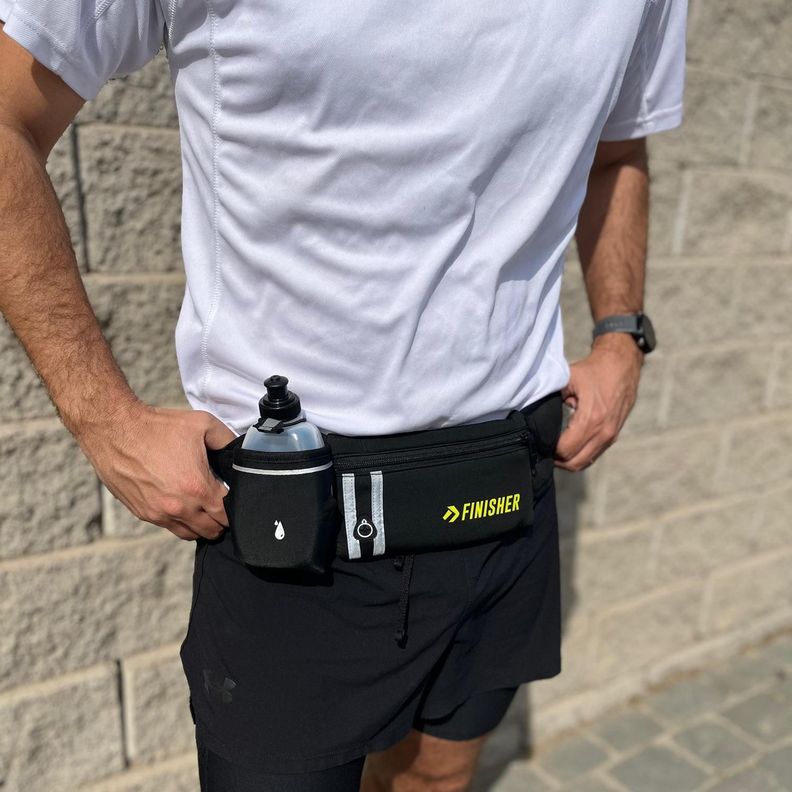 Banano Running con Botella Emil Finisher Negro-1