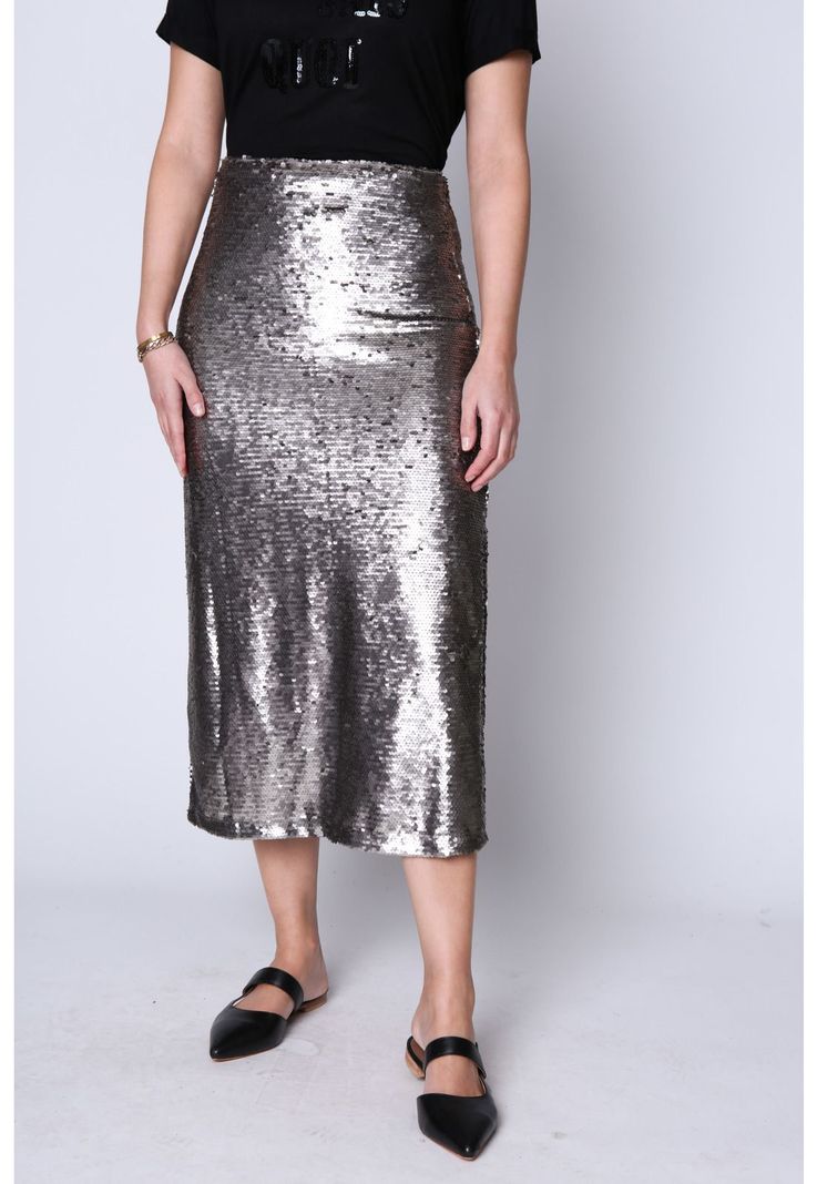 Falda Midi Mane Silver Eclipse-2
