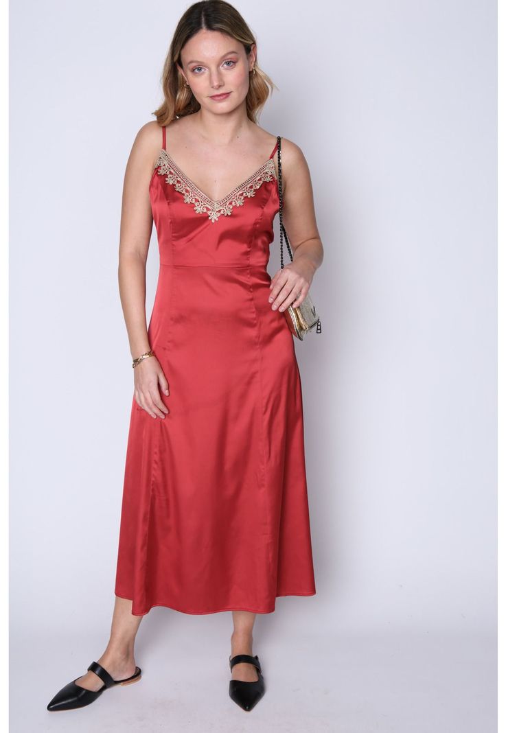 Vestido Mina Terracota Eclipse-0