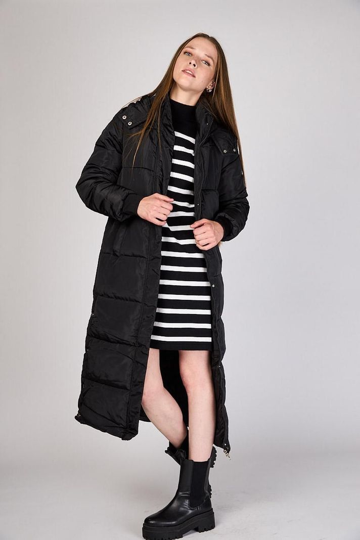Parka Larga Acolchada Andrea Eclipse-1