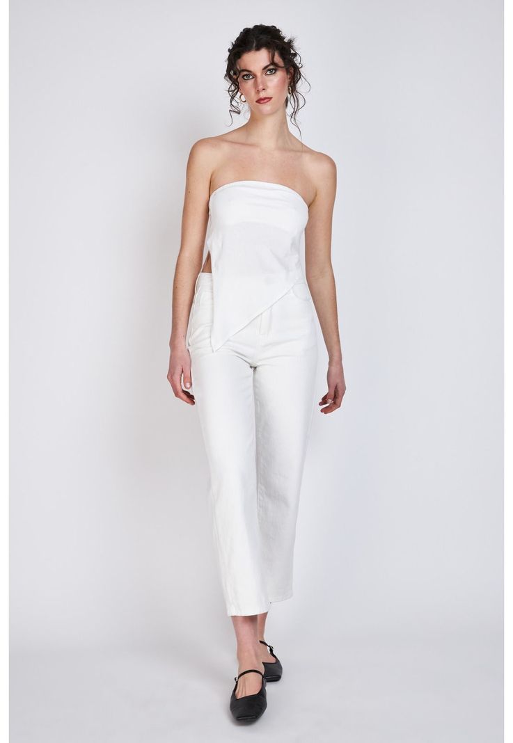 Top Strapless Asimétrico María Blanco ATR by Eclipse-2