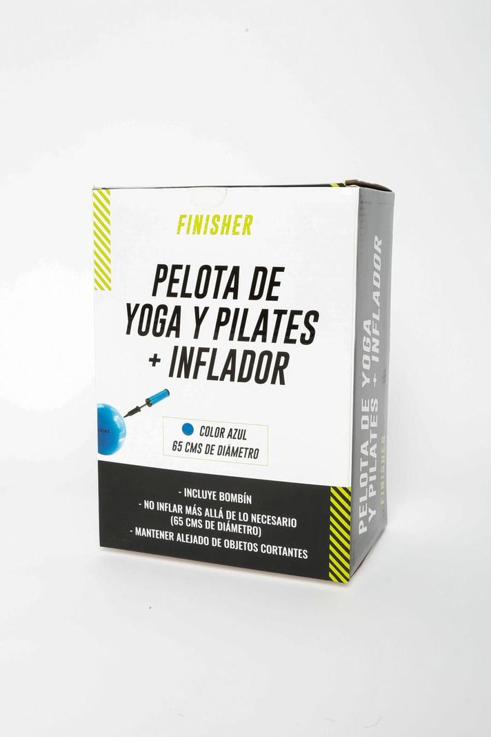 Pelota de yoga + inflador Finisher-2