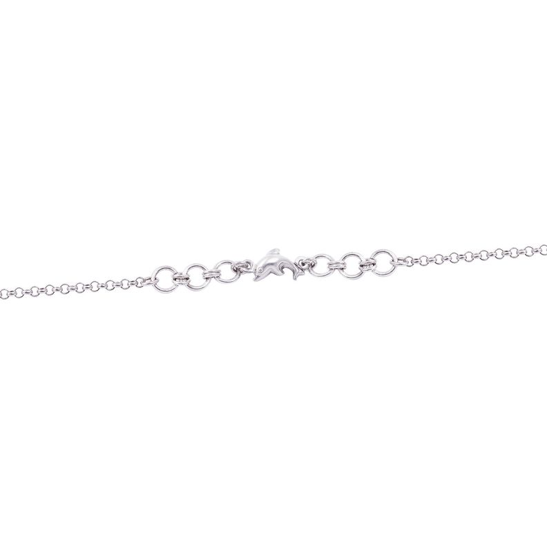 Pulsera de Plata Esterlina 925 Eslabones y Delfín-0
