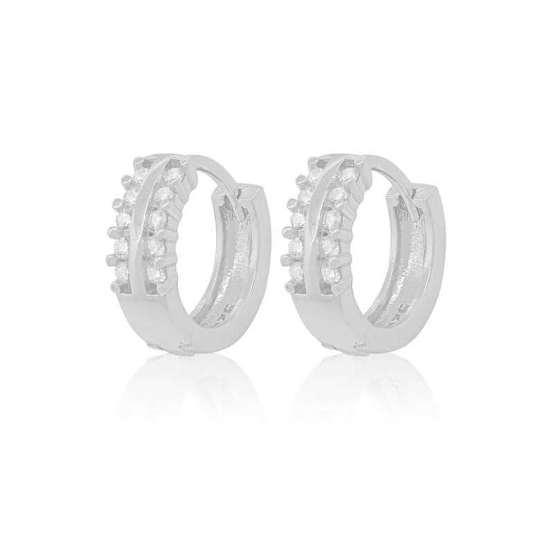Aros de Plata Esterlina 925 Argollas 10mm-0