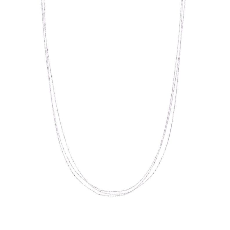 Cadena Oro Blanco 18kt Delgada-2