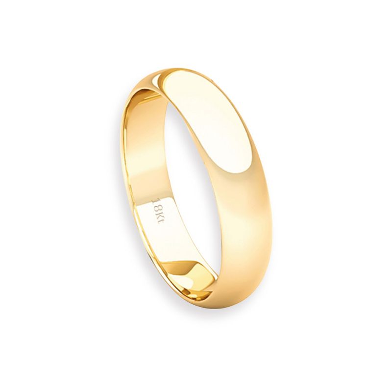 Argolla Matrimonio de Oro Amarillo 18kt Inglés Venecia de 3,5mm-2