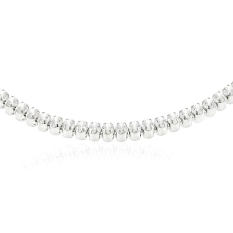 Pulsera de Plata Esterlina 925 Fila Circonitas-1