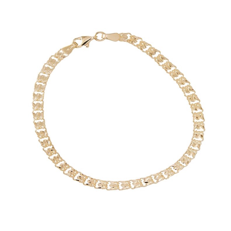 Pulsera de Oro 18kt Corazones Unidos-0