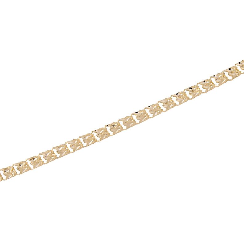 Pulsera de Oro 18kt Corazones Unidos-1