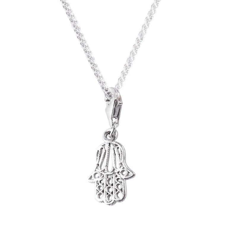 Colgante de Plata Esterlina 925 Mano de Fatima 5-2