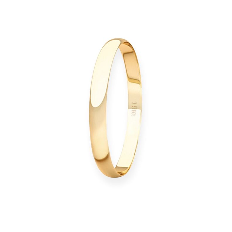 Argolla Matrimonio Ilusión de Oro Amarillo 18kt Ingles Verona de 2,0mm-0