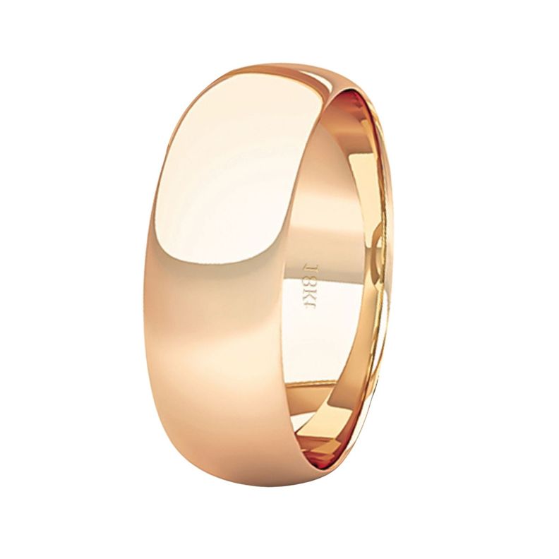 Argolla Matrimonio de Oro Miel 18kt Inglés Argos de 5,0mm-0