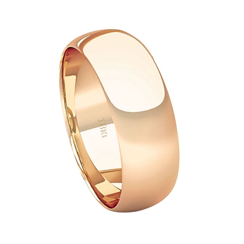 Argolla Matrimonio de Oro Miel 18kt Inglés Argos de 5,0mm-2