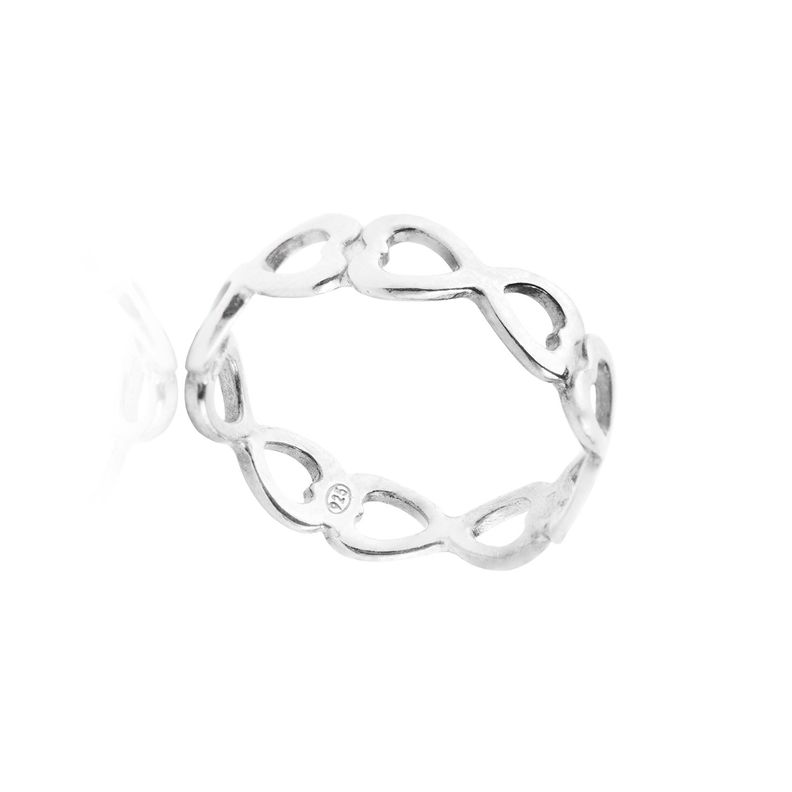 Anillo de Plata Esterlina 925 Antifaz-2
