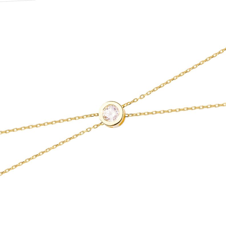 Pulsera de Oro 18kt Modelo Punto de luz-1