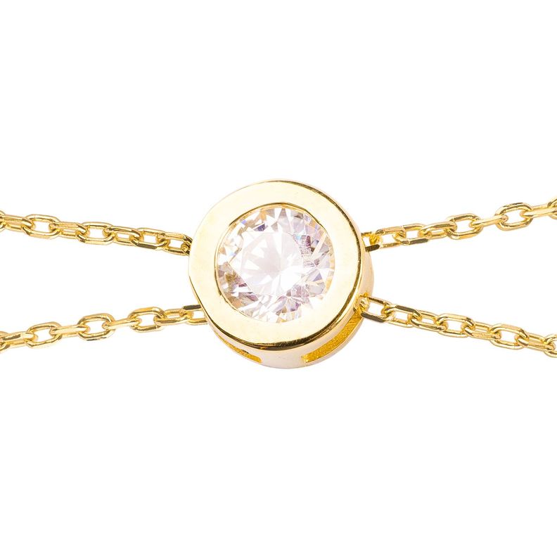 Pulsera de Oro 18kt Modelo Punto de luz-2
