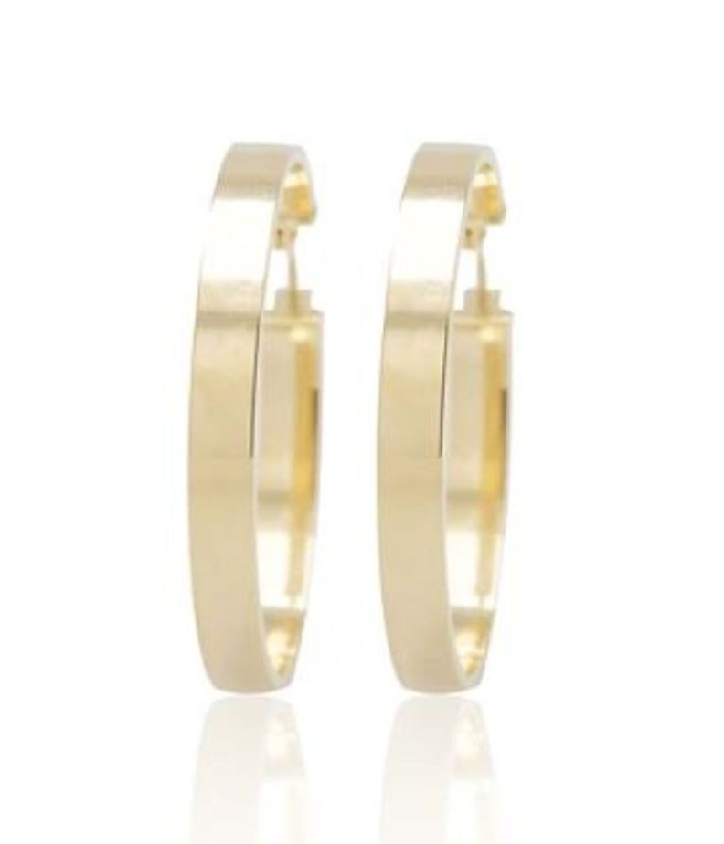 Aros de Oro 18kt Modelo Argolla Plana 31 mm-2