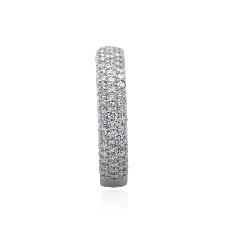Anillo Oro Blanco 18kt Diamantes 35 Pts Bold-1
