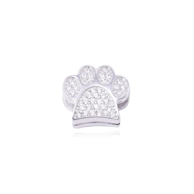 Dije de Plata broche Huellita con Circonita-0