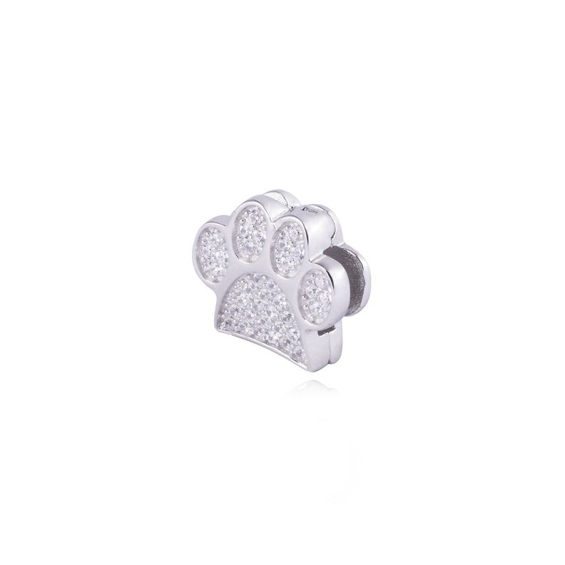 Dije de Plata broche Huellita con Circonita-1