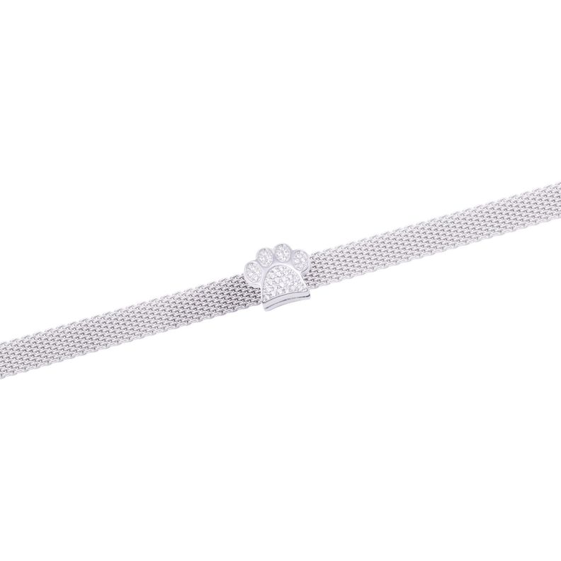 Dije de Plata broche Huellita con Circonita-2