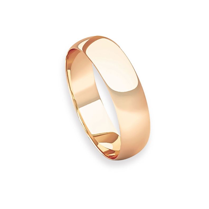 Argolla Matrimonio de Oro Miel 18kt Inglés Vicenza de 4,0mm-2