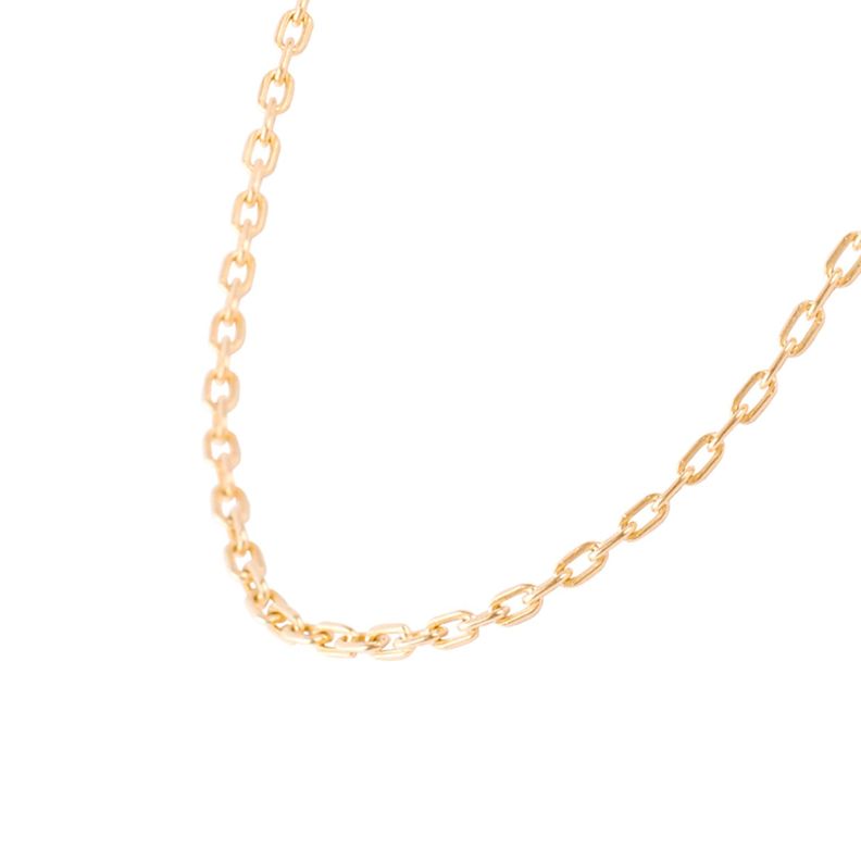 Cadena de Oro 18kt Limada Estilizada-2