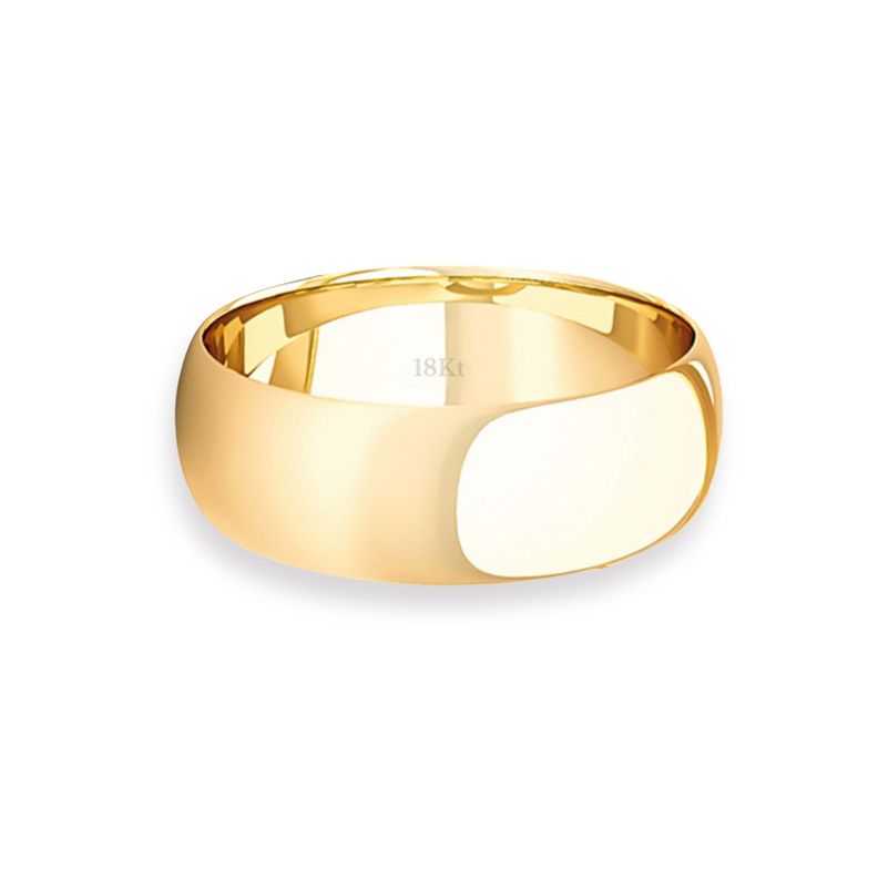 Argolla Matrimonio de Oro Amarillo 18kt Inglés Argos de 5,0mm-1