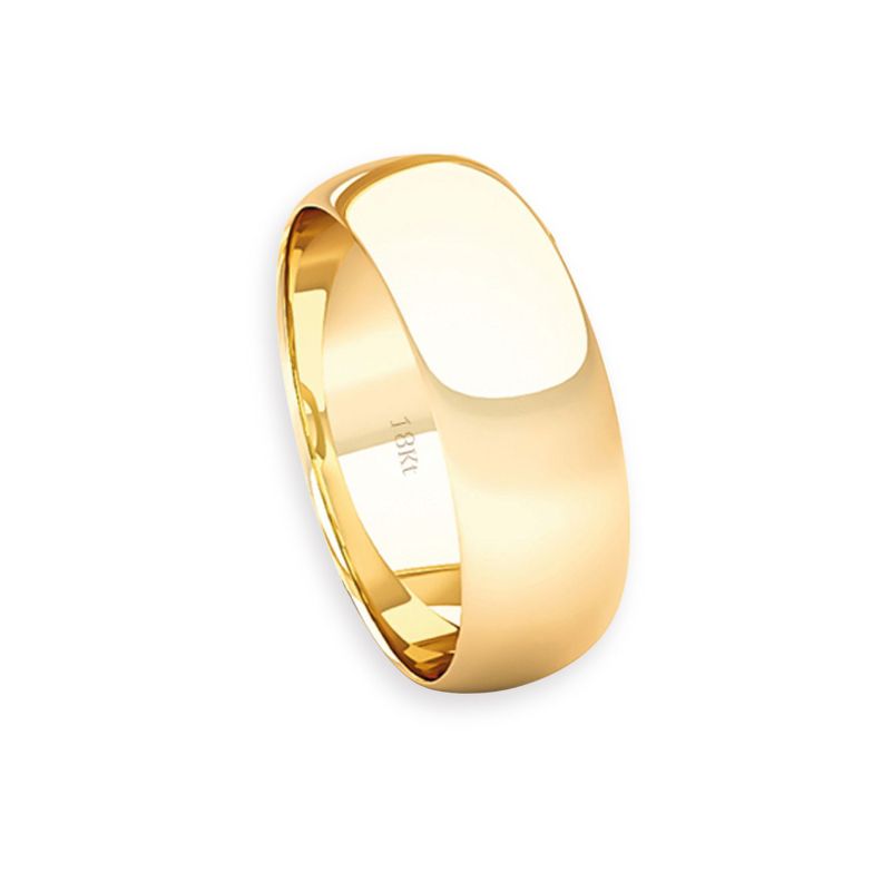 Argolla Matrimonio de Oro Amarillo 18kt Inglés Argos de 5,0mm-2