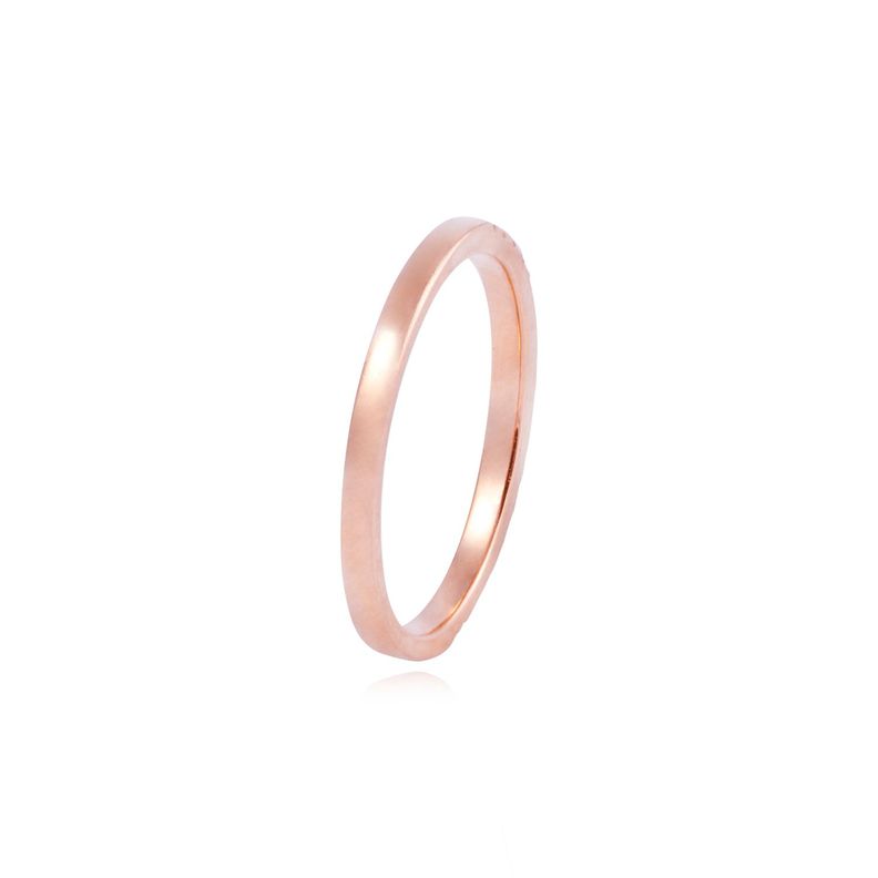 Anillo Compromiso de Oro de 18kt Medio cintillo 22 puntos de diamante-2