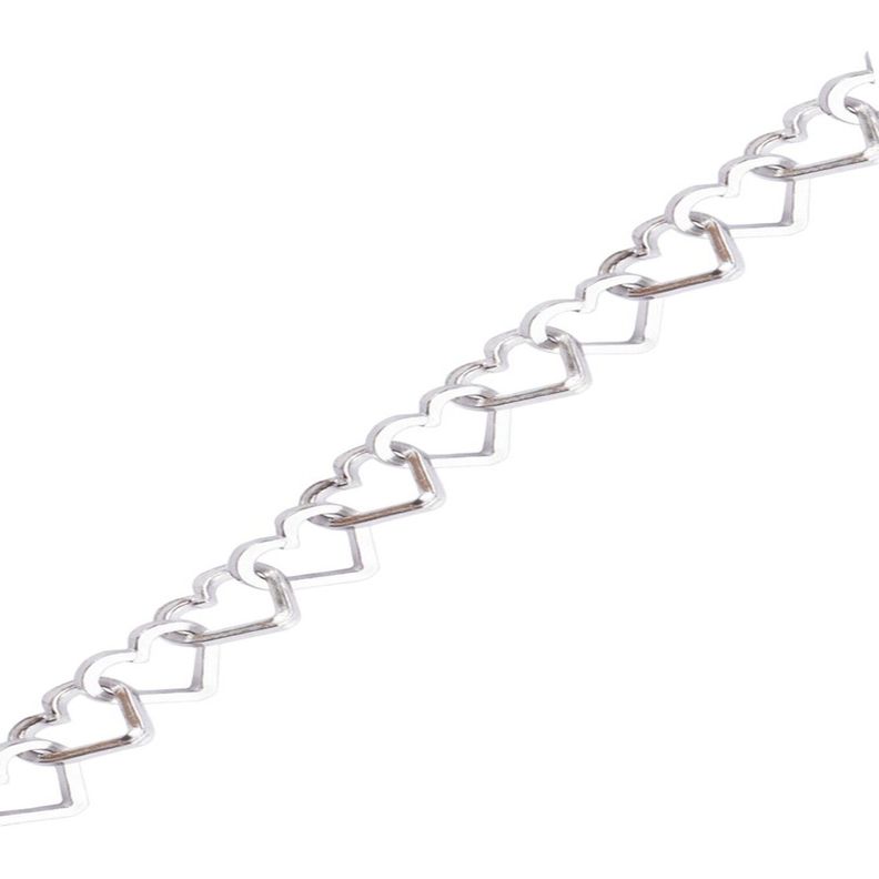 Collar de Plata Esterlina 925 Corazones-1