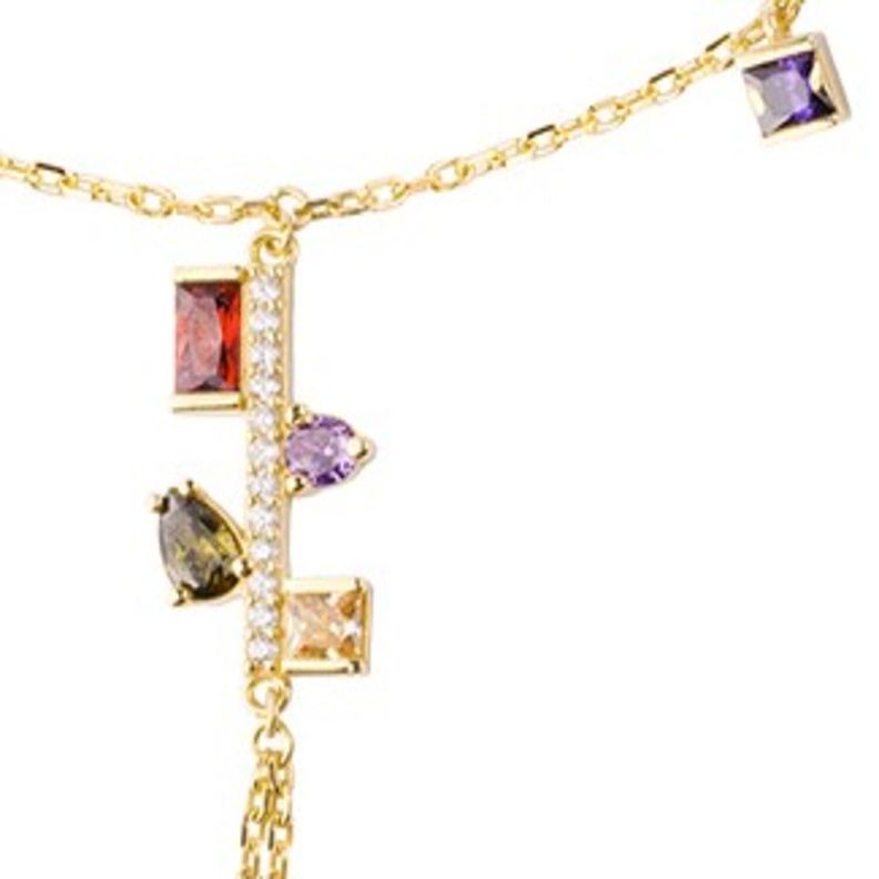 Pulsera Plata Esterlina 925 Anillo Piedras Revestido-2