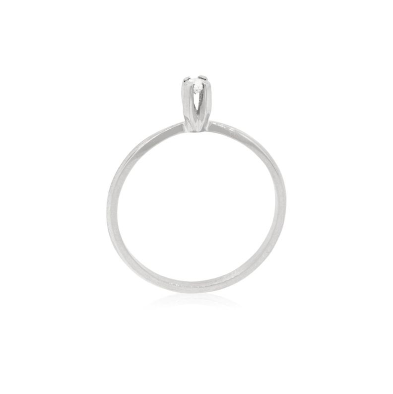 Anillo Compromiso Platino Niza Solitario de 6ptos-1