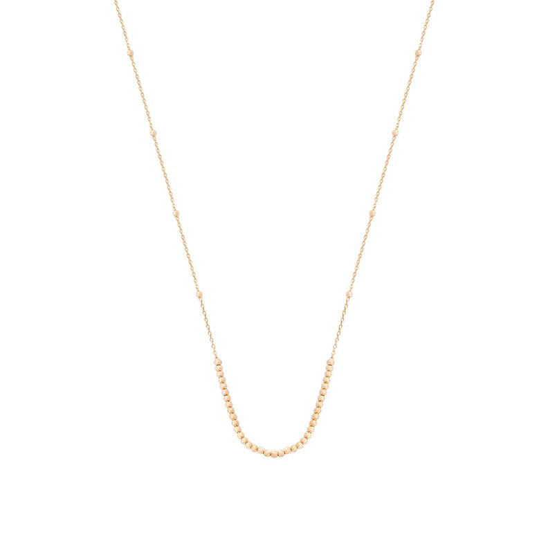 Collar de Oro 18kt Bolitas-0