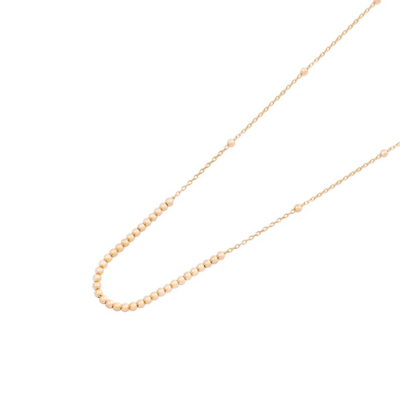 Collar de Oro 18kt Bolitas-1