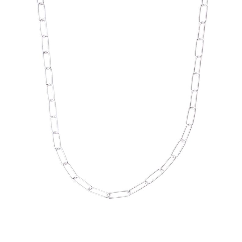 Cadena de Plata Esterlina 925 Eslabon Plano 39-0