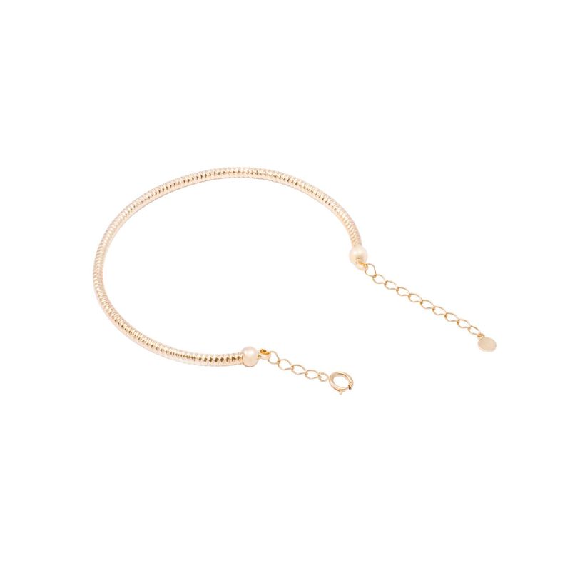 Pulsera Oro Amarillo 18kt Esclava Serpiente-0