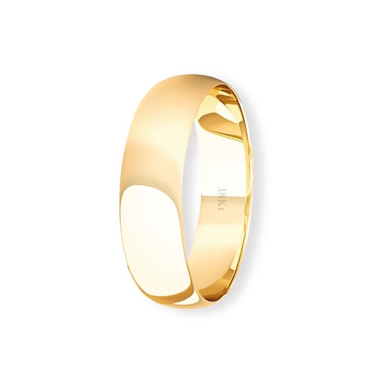 Argolla Matrimonio de Oro Amarillo 18kt Inglés Vicenza de 4,0mm-0