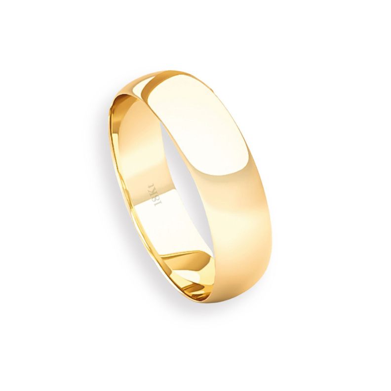Argolla Matrimonio de Oro Amarillo 18kt Inglés Vicenza de 4,0mm-2