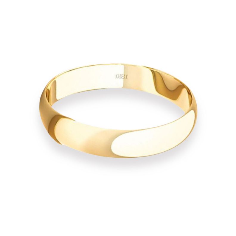 Argolla Matrimonio de Oro Amarillo 18kt Inglés Bari de 3,0mm-1