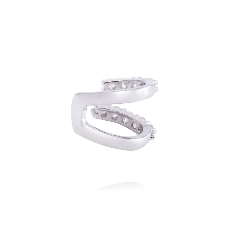 Piercing de Plata Esterlina 925 Earcuff doble-0