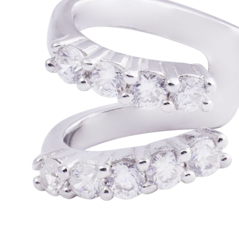Piercing de Plata Esterlina 925 Earcuff doble-1