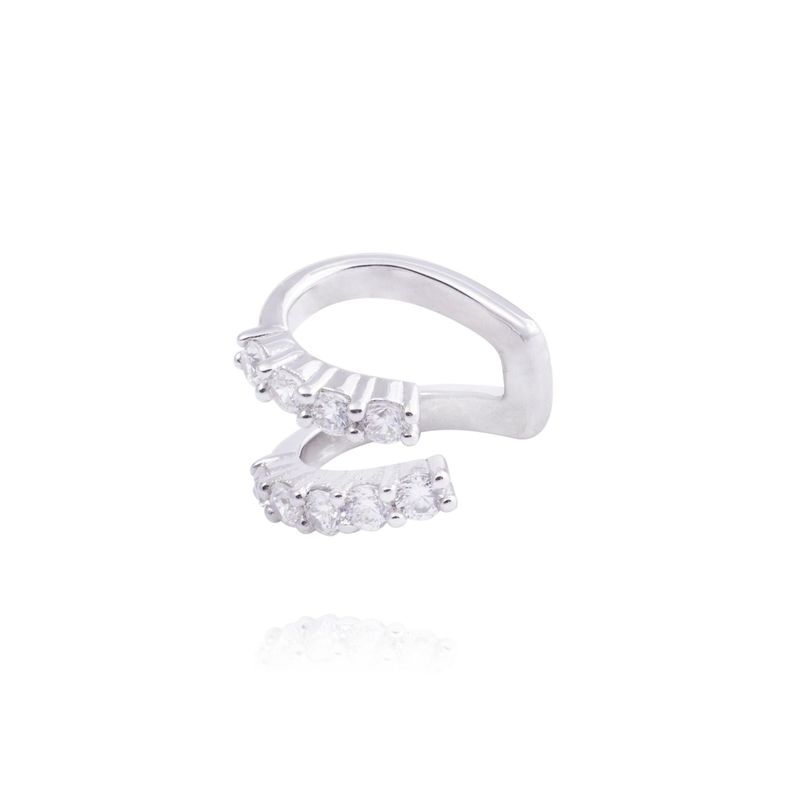 Piercing de Plata Esterlina 925 Earcuff doble-2