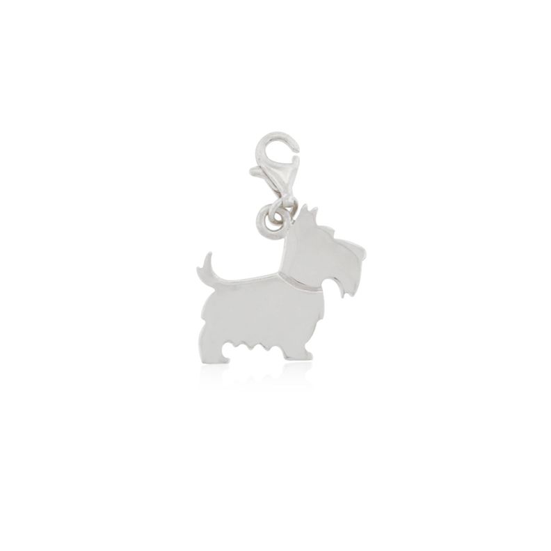 Colgante de Plata Esterlina 925 Perro Escoces-1