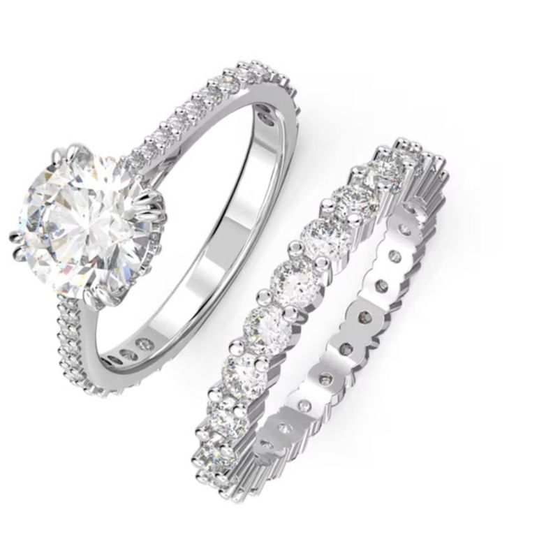 Anillo Swarovski Stilla Set Blanco-2