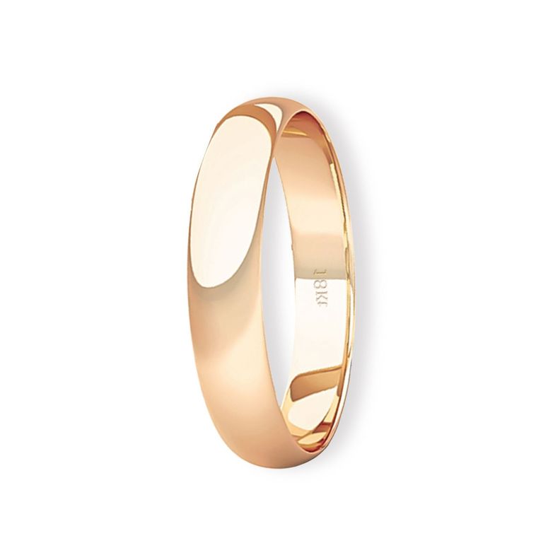 Argolla Matrimonio de Oro Miel 18kt Inglés Rodas de 3,5mm-0