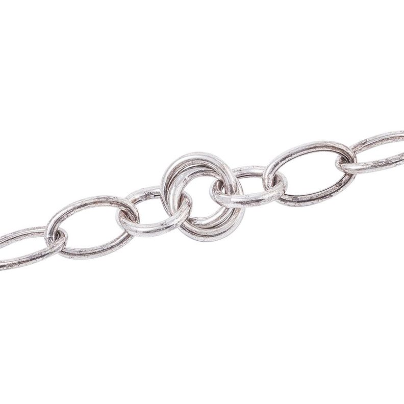 Pulsera de Plata Esterlina 925 Doble Circulo-2