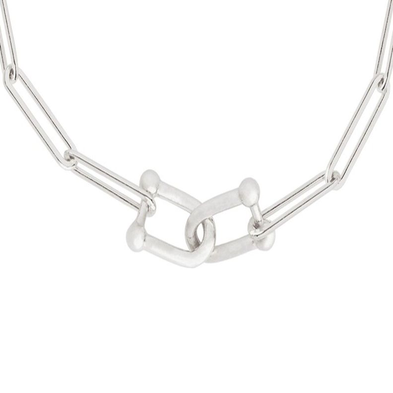 Pulsera de Plata Esterlina 925 Cadenas Eslabones-2