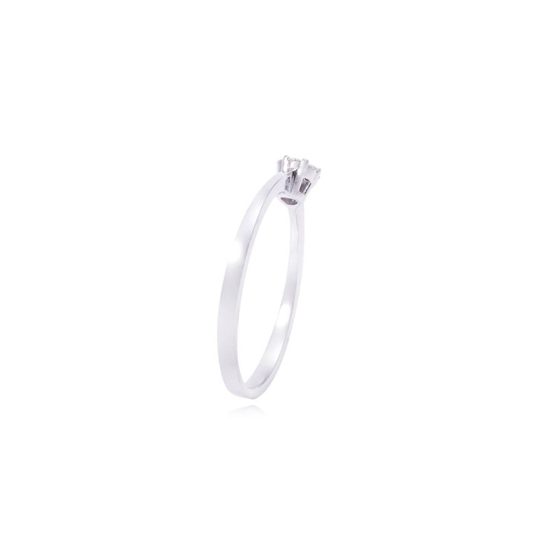 Anillo Compromiso de Oro de 18kt 10pts de diamante modelo solitario-2