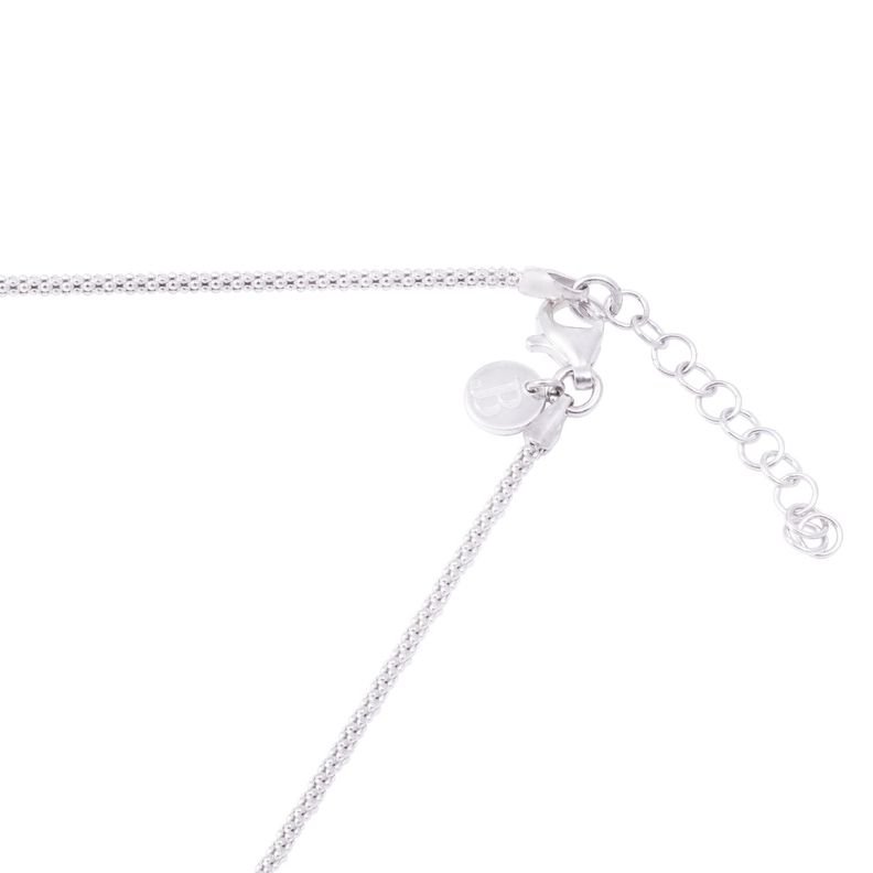 Collar de Plata Esterlina 925 Triple Cadena con Esferas Elegantes-2
